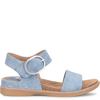 Bali shown in Blue Suede (Blue)